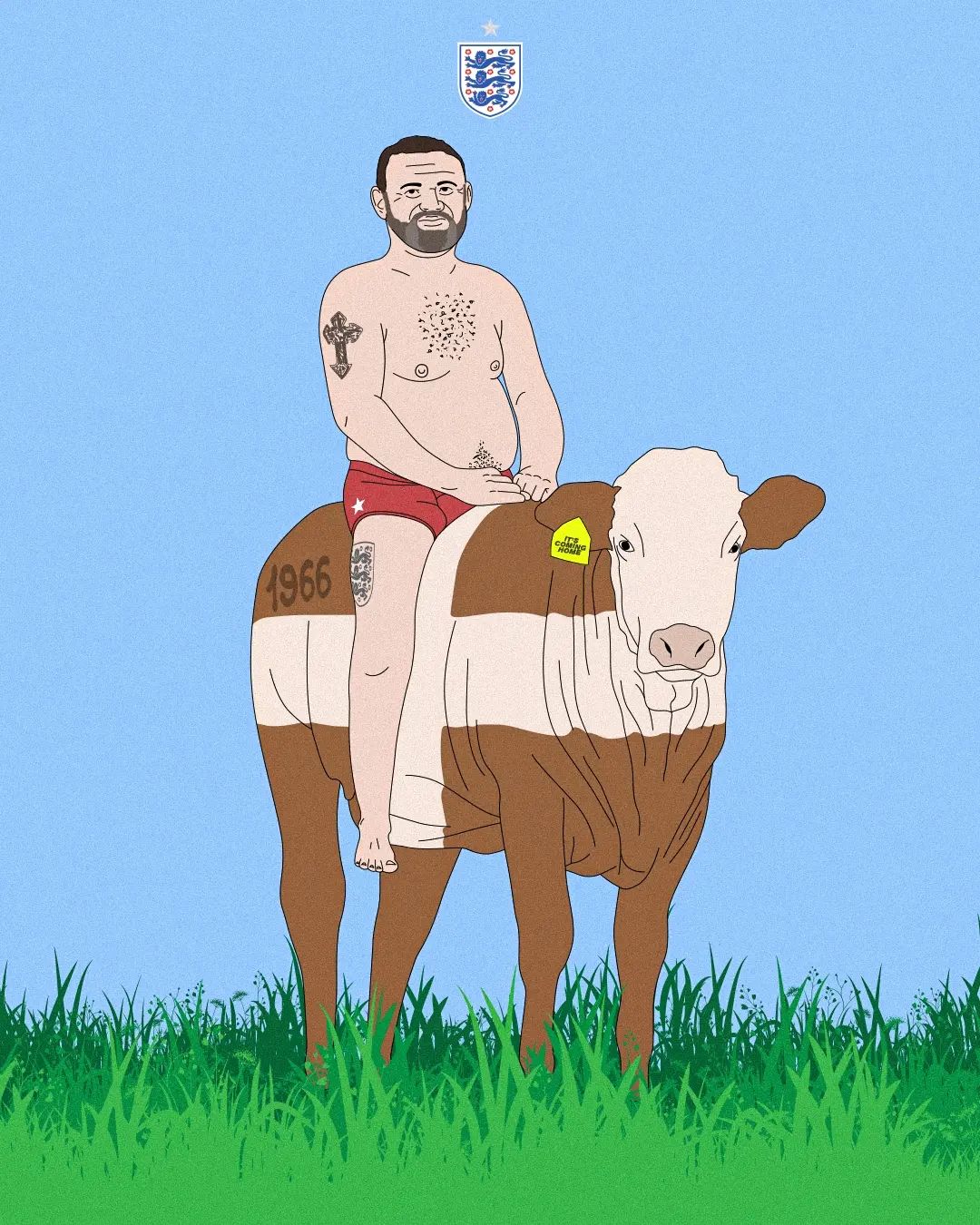 It's fucking coming home. #euros