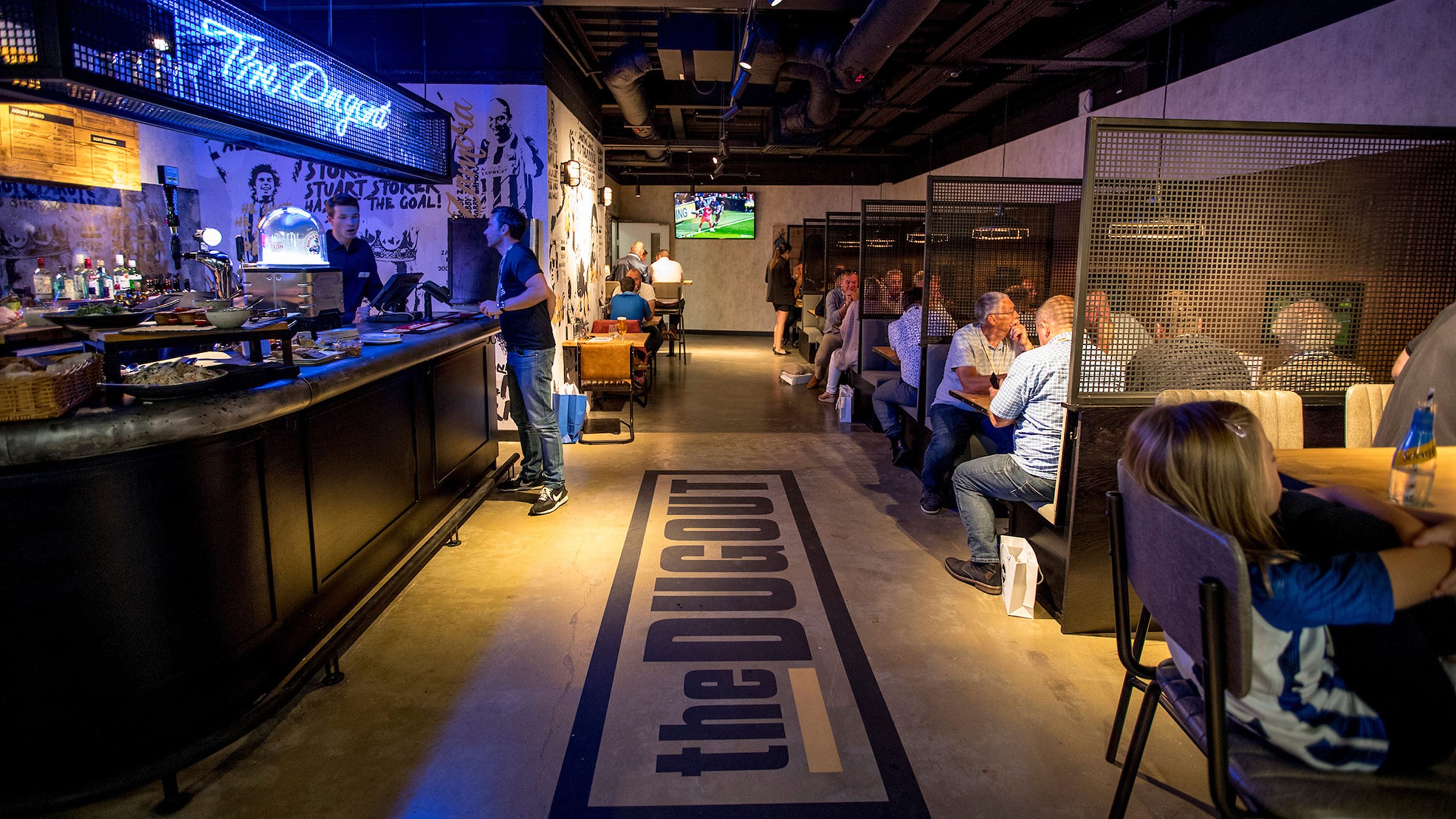 the Dugout Sports Bar at the Amex stadium